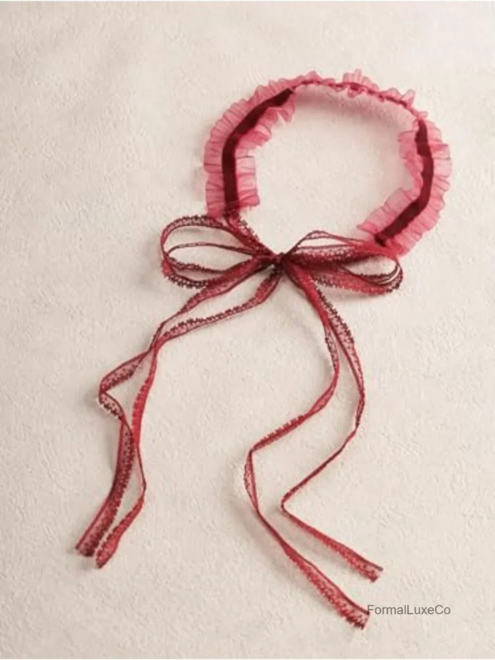 Victorian Red Velvet Lace Choker Necklace Gothic Woman Jewelry Gift